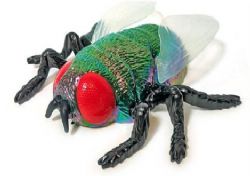 JC25 TERRA - INSECTE TÉLÉGUIDÉ MOUCHE VERTE (0525)